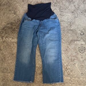 Motherhood Blue Wide Leg Maternity Jeans